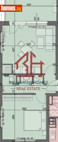 Двустаен, 64m² - Жк. Хаджи Димитър, София - Апартамент за продажба - Bulgarian Homes - 113378920