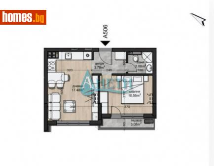 Двустаен, 51m² - Апартамент за продажба - 113384206