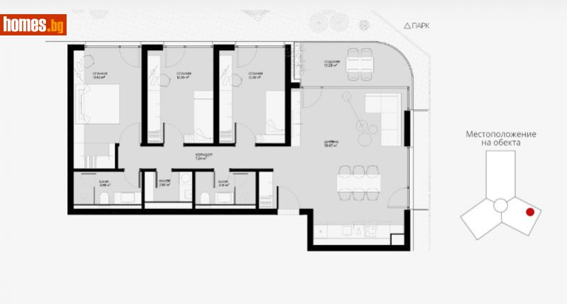 Четиристаен, 158m² - Жк. Овча Купел, София - Апартамент за продажба - ЗАХИР Валентина Първанова - 113384414