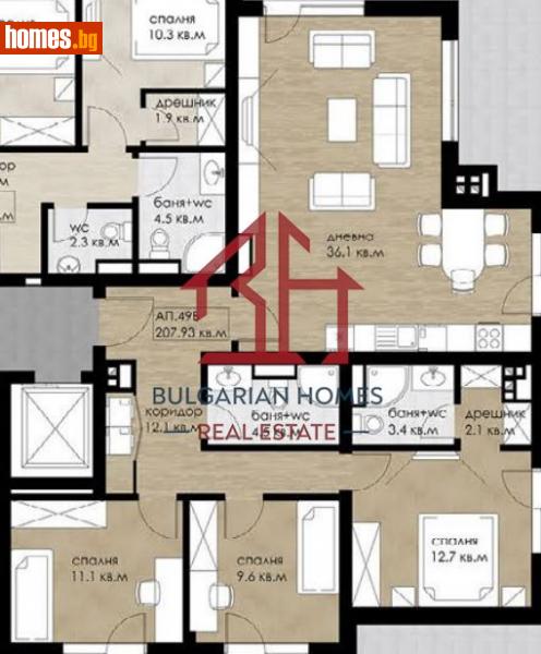 Четиристаен, 246m² - Жк. Дружба 1, София - Апартамент за продажба - Bulgarian Homes - 113387119