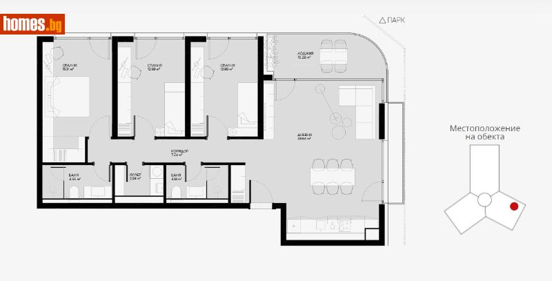 Четиристаен, 157m² - Жк. Овча Купел, София - Апартамент за продажба - ЗАХИР Валентина Първанова - 113388525