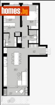 Тристаен, 104m² - Апартамент за продажба - 113388846