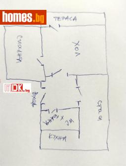 Тристаен, 61m² - Апартамент за продажба - 113389776