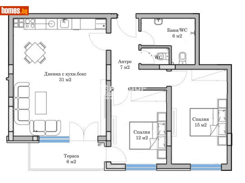 Тристаен, 103m² - Жк. Младежки хълм, Пловдив - Апартамент за продажба - КОНДОР НЕДВИЖИМИ ИМОТИ - 113420495