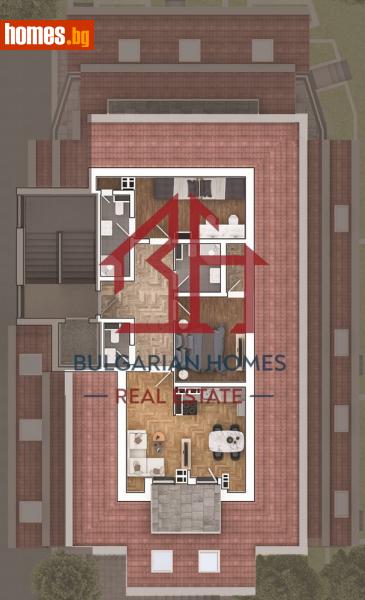 Тристаен, 132m² - Жк. Лозенец, София - Апартамент за продажба - Bulgarian Homes - 113429235