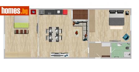 Двустаен, 66m² - Апартамент за продажба - 113436333