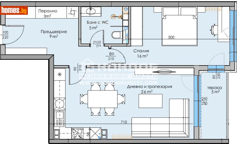 Двустаен, 86m² - Кв. Кършияка, Пловдив - Апартамент за продажба - КОНДОР НЕДВИЖИМИ ИМОТИ - 113436664