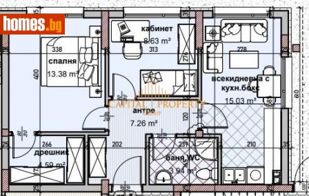 Тристаен, 76m² - Апартамент за продажба - 113444638
