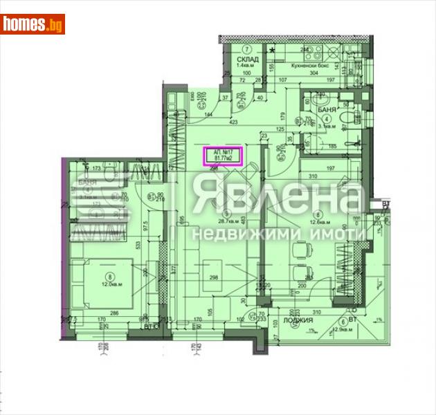 Тристаен, 105m² - Жк. Бъкстон, София - Апартамент за продажба - ЯВЛЕНА - 113464659