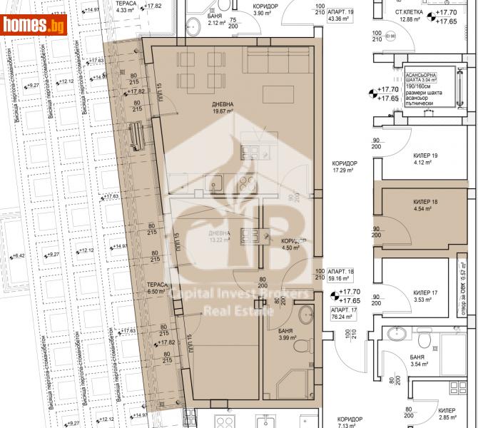Двустаен, 79m² -  Военна Болница, Варна - Апартамент за продажба - КАПИТАЛ ИНВЕСТ БРОКЕРС - 113484181