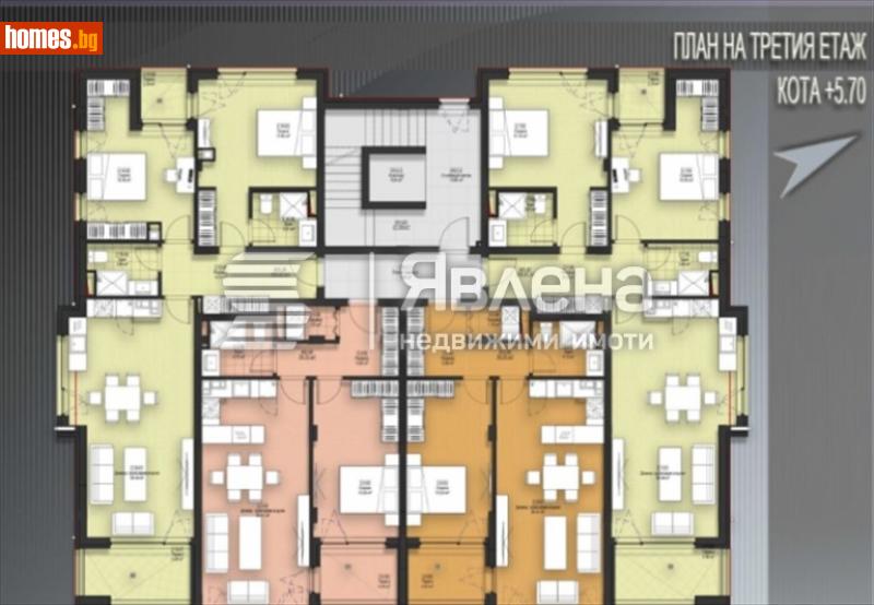 Тристаен, 123m² - С.Лозен, София - град - Апартамент за продажба - ЯВЛЕНА - 113491553