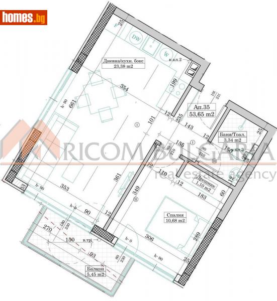 Двустаен, 58m² - Кв. Виница, Варна - Апартамент за продажба - РИКОМ БЪЛГАРИЯ ЕООД - 113496961