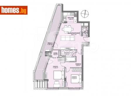 Тристаен, 125m² - Апартамент за продажба - 113524735