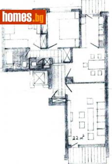 Тристаен, 87m² - Апартамент за продажба - 113526629