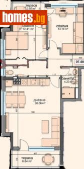 Тристаен, 115m² - Апартамент за продажба - 113541841
