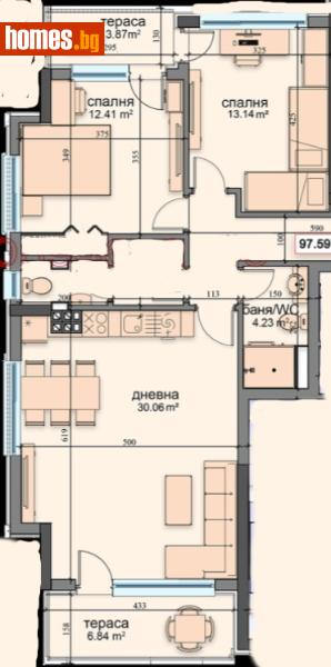 Тристаен, 115m² - Жк. Победа, Варна - Апартамент за продажба - Имоти България - 113541841