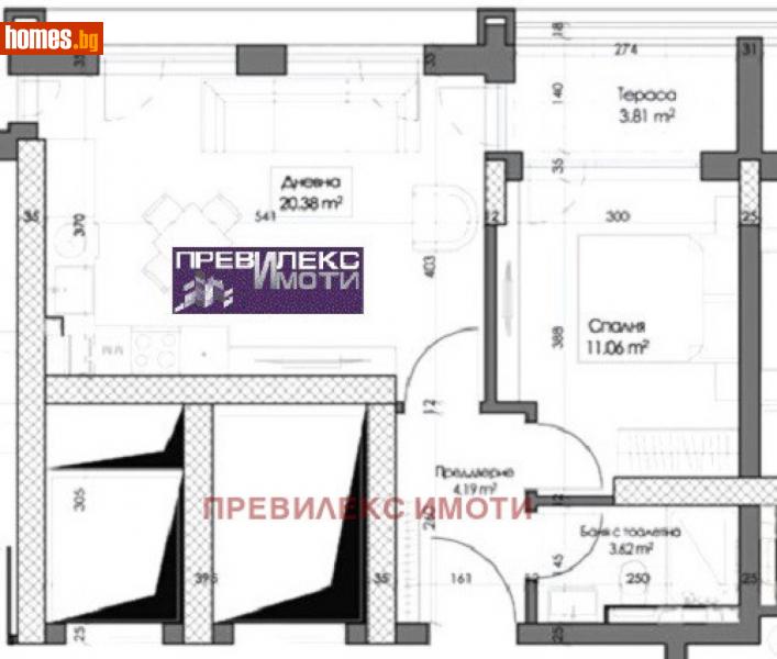 Двустаен, 67m² - Кв. Кършияка, Пловдив - Апартамент за продажба - Превилекс имоти ЕООД - 113544804