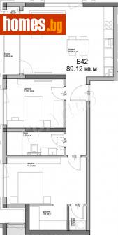 Тристаен, 108m² - Апартамент за продажба - 113545208
