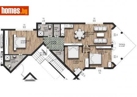 Четиристаен, 131m² - Апартамент за продажба - 113551371