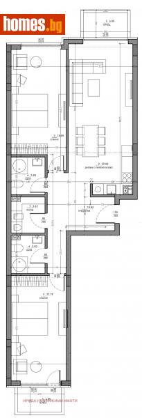 Тристаен, 131m² - Кв. Малинова Долина, София - Апартамент за продажба - Ирида - 113558827