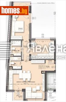 Тристаен, 107m² - Апартамент за продажба - 113567528