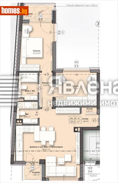 Тристаен, 107m² - Жк. Връбница 2, София - Апартамент за продажба - ЯВЛЕНА - 113567528