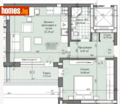 Двустаен, 69m² - Апартамент за продажба - 113574591