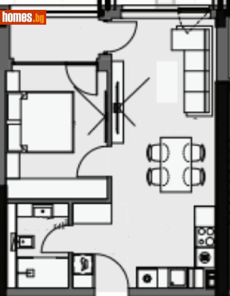Двустаен, 68m² - Жк. Овча Купел, София - Апартамент за продажба - АЯКС Имоти - 113585476