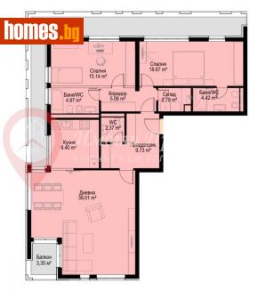 Четиристаен, 210m² - Апартамент за продажба - 113598732