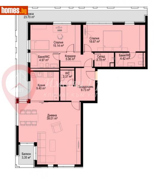 Четиристаен, 210m² - Кв. Бояна, София - Апартамент за продажба - Имоти Просперити - 113598732