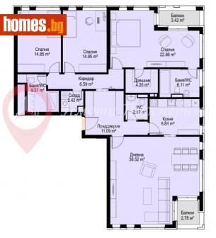 Четиристаен, 192m² - Апартамент за продажба - 113598741