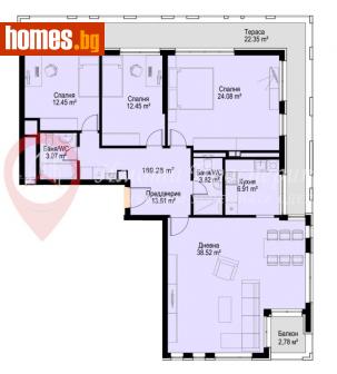 Четиристаен, 189m² - Апартамент за продажба - 113598750