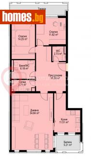 Тристаен, 152m² - Апартамент за продажба - 113598759