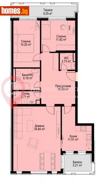 Тристаен, 152m² - Кв. Бояна, София - Апартамент за продажба - Имоти Просперити - 113598759