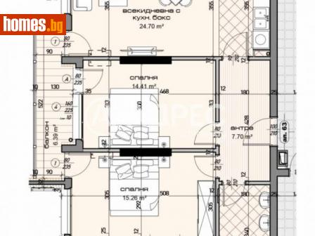 Тристаен, 110m² - Апартамент за продажба - 113600153