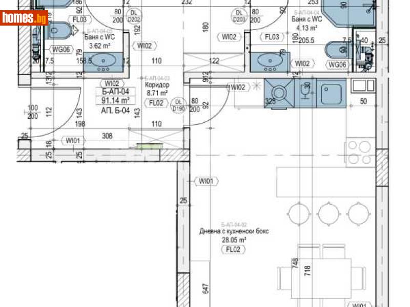 Тристаен, 111m² - Жк. Младост 2, София - Апартамент за продажба - ИМОТЕКА АД - 113600261