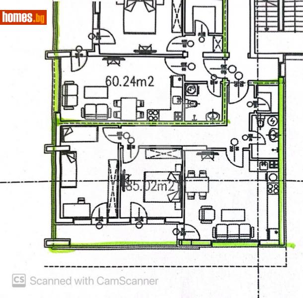 Тристаен, 97m² - Кв. Владиславово, Варна - Апартамент за продажба - БГ Имоти ООД - 113615811