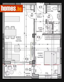 Двустаен, 69m² - Апартамент за продажба - 113616293