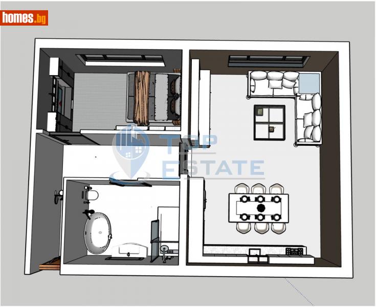 Двустаен, 76m² - Жк. Бузлуджа, Велико Търново - Апартамент за продажба - Top Estate - 113626430