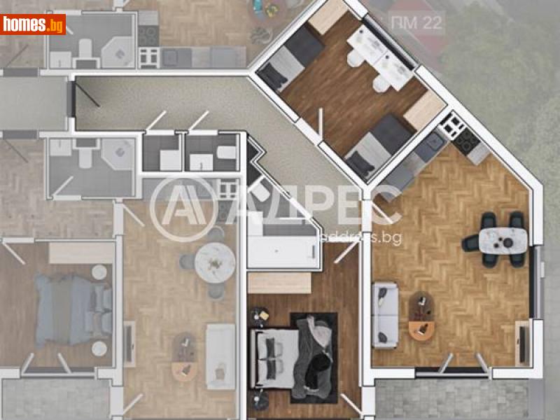 Тристаен, 118m² - Жк. Овча Купел 1, София - Апартамент за продажба - АДРЕС НЕДВИЖИМИ ИМОТИ - 113628779