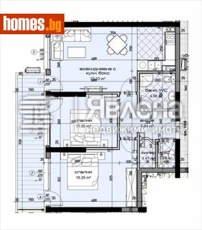 Тристаен, 107m² - Апартамент за продажба - 113629068