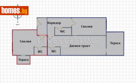 Тристаен, 123m² - Апартамент за продажба - 113636198