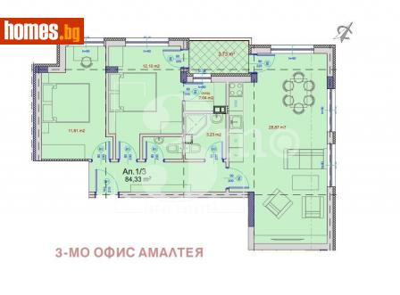 Тристаен, 101m² - Апартамент за продажба - 113643662
