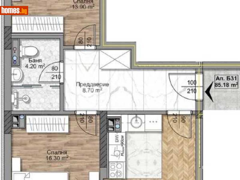 Тристаен, 104m² - Жк. Овча Купел, София - Апартамент за продажба - ИМОТЕКА АД - 113644434