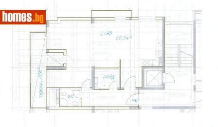 Ателие/Таван, 100m² - Апартамент за продажба - 113645236