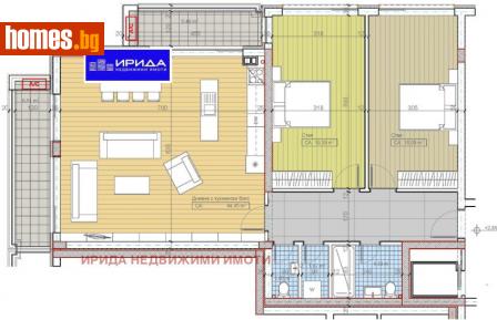 Тристаен, 154m² - Апартамент за продажба - 113649693