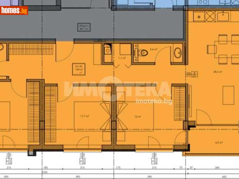 Многостаен, 117m² - Варна, Варна - Апартамент за продажба - ИМОТЕКА АД - 113654279