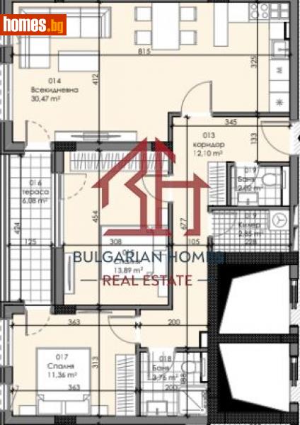 Тристаен, 114m² - Жк. Сердика, София - Апартамент за продажба - Bulgarian Homes - 113658114