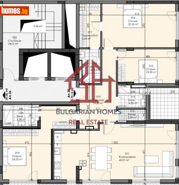 Многостаен, 268m² - Жк. Сердика, София - Апартамент за продажба - Bulgarian Homes - 113658134