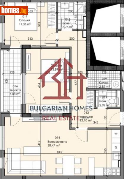 Тристаен, 114m² - Жк. Сердика, София - Апартамент за продажба - Bulgarian Homes - 113658144